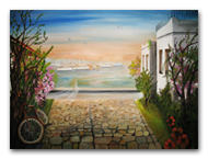 oil paintings of Bodrum